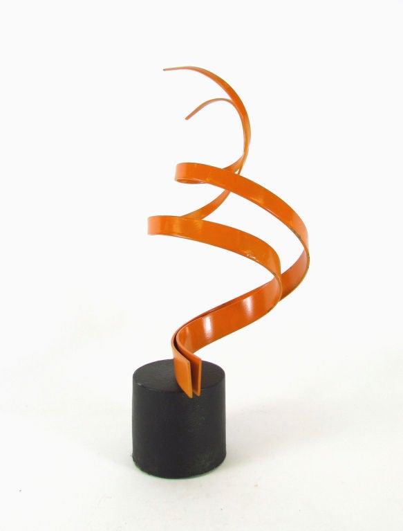 Modernist Abstract Ribbon Sculpture ca. 1960s 1