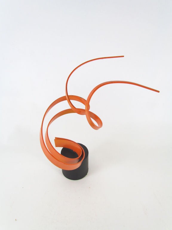 Modernist Abstract Ribbon Sculpture ca. 1960s 2