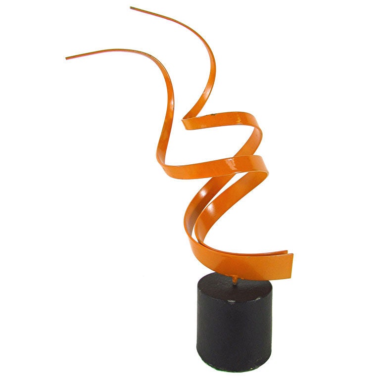 Modernist Abstract Ribbon Sculpture ca. 1960s