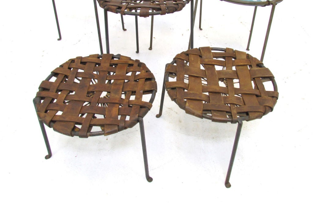 American Rare Studio Made Collection of Stools & Tables by Swift & Monell
