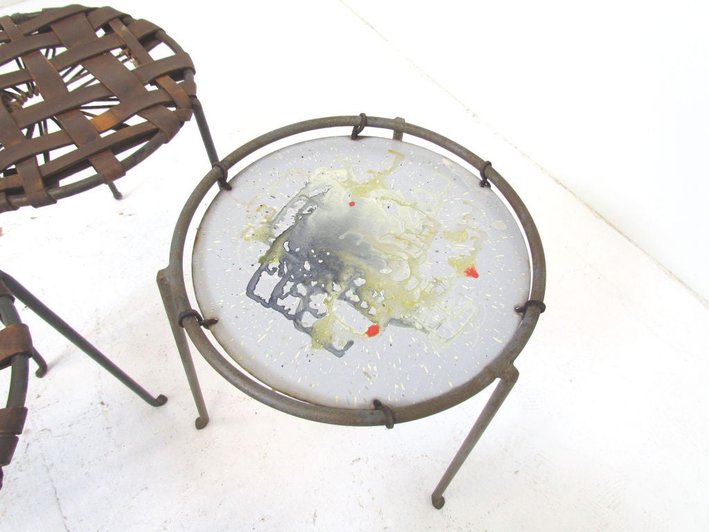 Rare Studio Made Collection of Stools & Tables by Swift & Monell 1