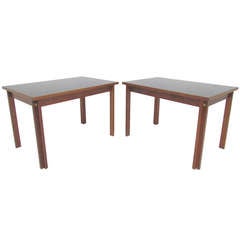 Pr. Danish Teak End Tables by Borge Mogensen for Fredericia, ca. 1950s