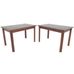 Pr. Danish Teak End Tables by Borge Mogensen for Fredericia, ca. 1950s