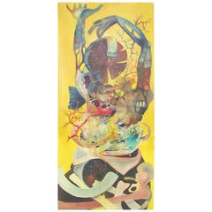 Large-Scale Surrealist Painting by Jorge L. Sicre-Gattorno 4