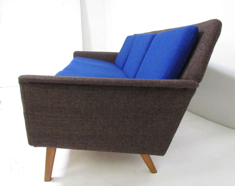 Danish Three-Seat Sofa by Folke Ohlsson for Fritz Hansen 1