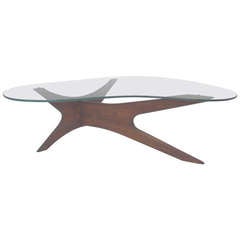 ON HOLD: Sculptural Boomerang "Jacks" Coffee Table by Adrian Pearsall