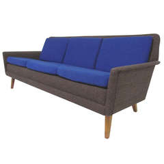 Danish Three-Seat Sofa by Folke Ohlsson for Fritz Hansen