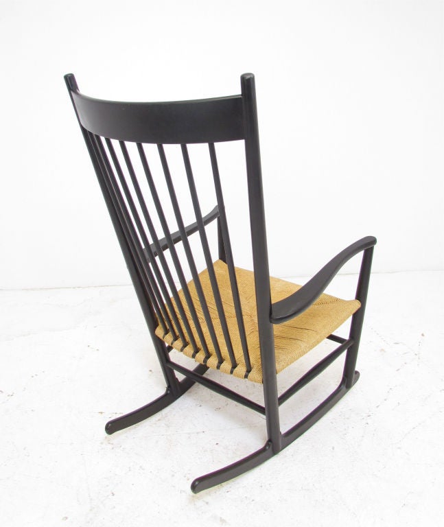 Wood Danish Rocking Chair by Hans Wegner for FDB Mobler