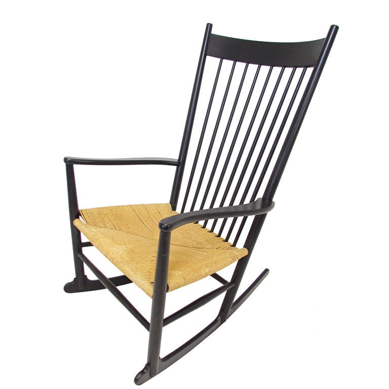 Danish Rocking Chair by Hans Wegner for FDB Mobler