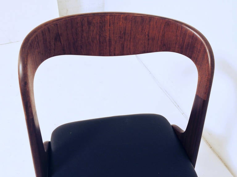 Set of Four Danish Teak Dining Chairs by Vamo 1