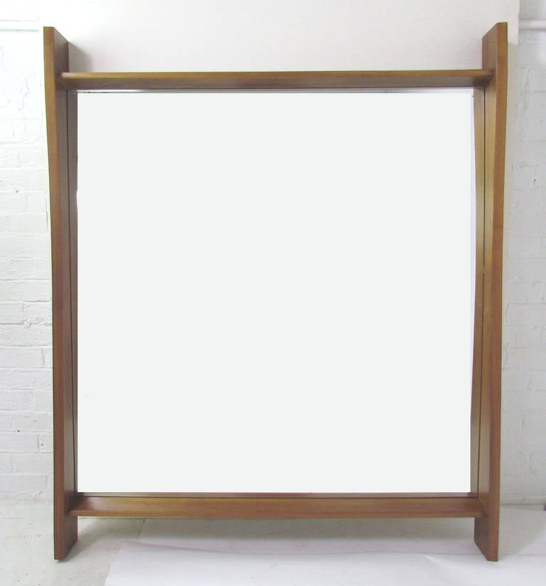 Mid-Century Modern Large Wall Mirror by George Nakashima for Widdicomb Origins Collection
