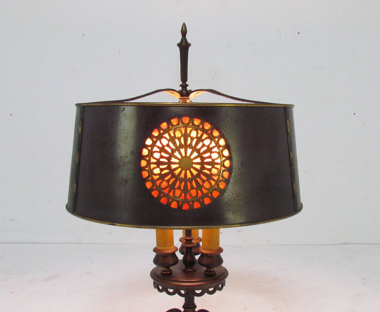 American Spanish Colonial Revival Table Lamp by Mutual Sunset