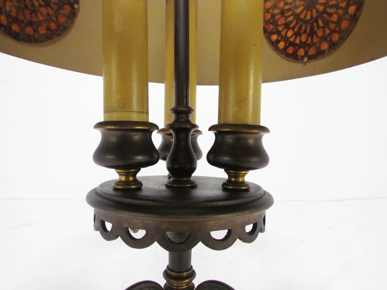 Brass Spanish Colonial Revival Table Lamp by Mutual Sunset