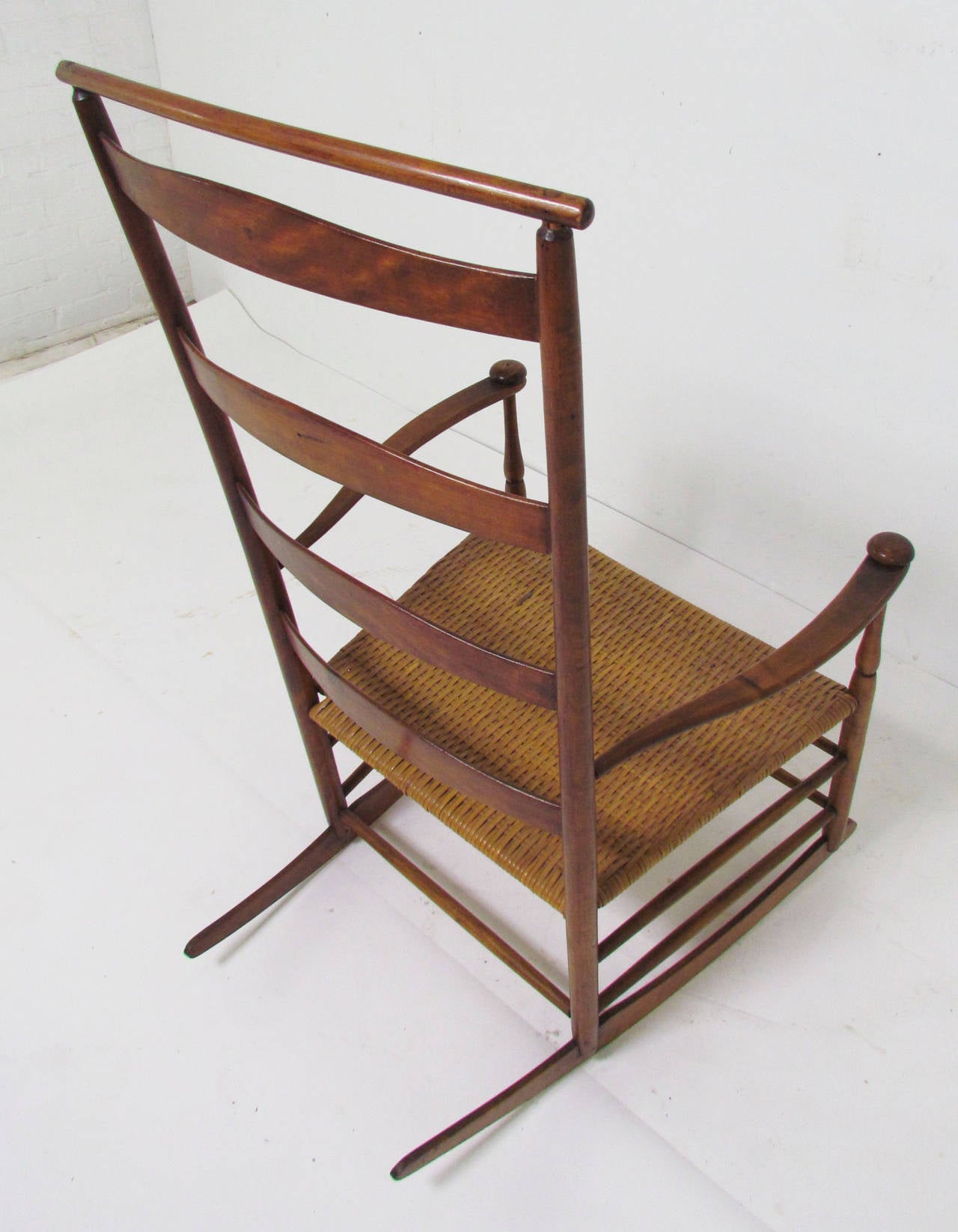 American Antique Shaker No. 7 Rocking Chair with Shawl Bar