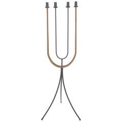 Vintage Floor Standing Mid-Century Candelabra by Arthur Umanoff