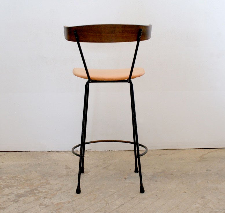 American Mid-Century Barstools by Clifford Pascoe, Six Available