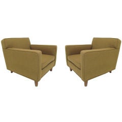 Pair of Mid-Century Modern Lounge Arm Chairs