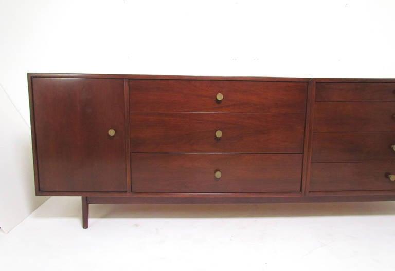 Mid-20th Century Extra Long Custom Credenza by Jens Risom