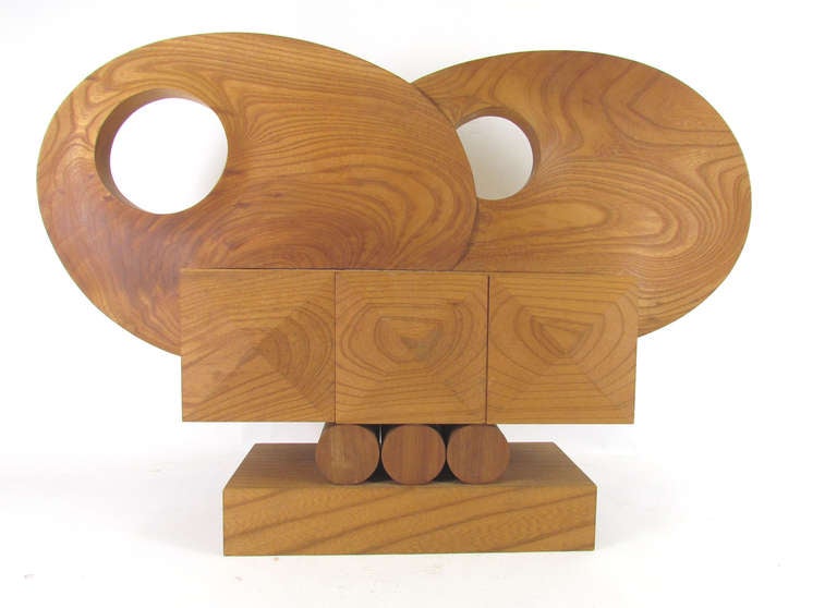 Artist Made Modernist Japanese Jewelry Trinket Box Sculpture