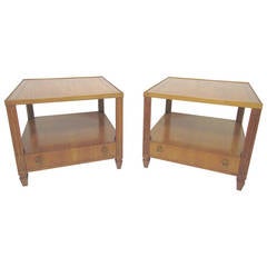 Pair of Regency Style End Tables by Baker Furniture