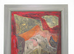 Abstract Expressionist Painting by Listed Artist David Porter, circa 1951