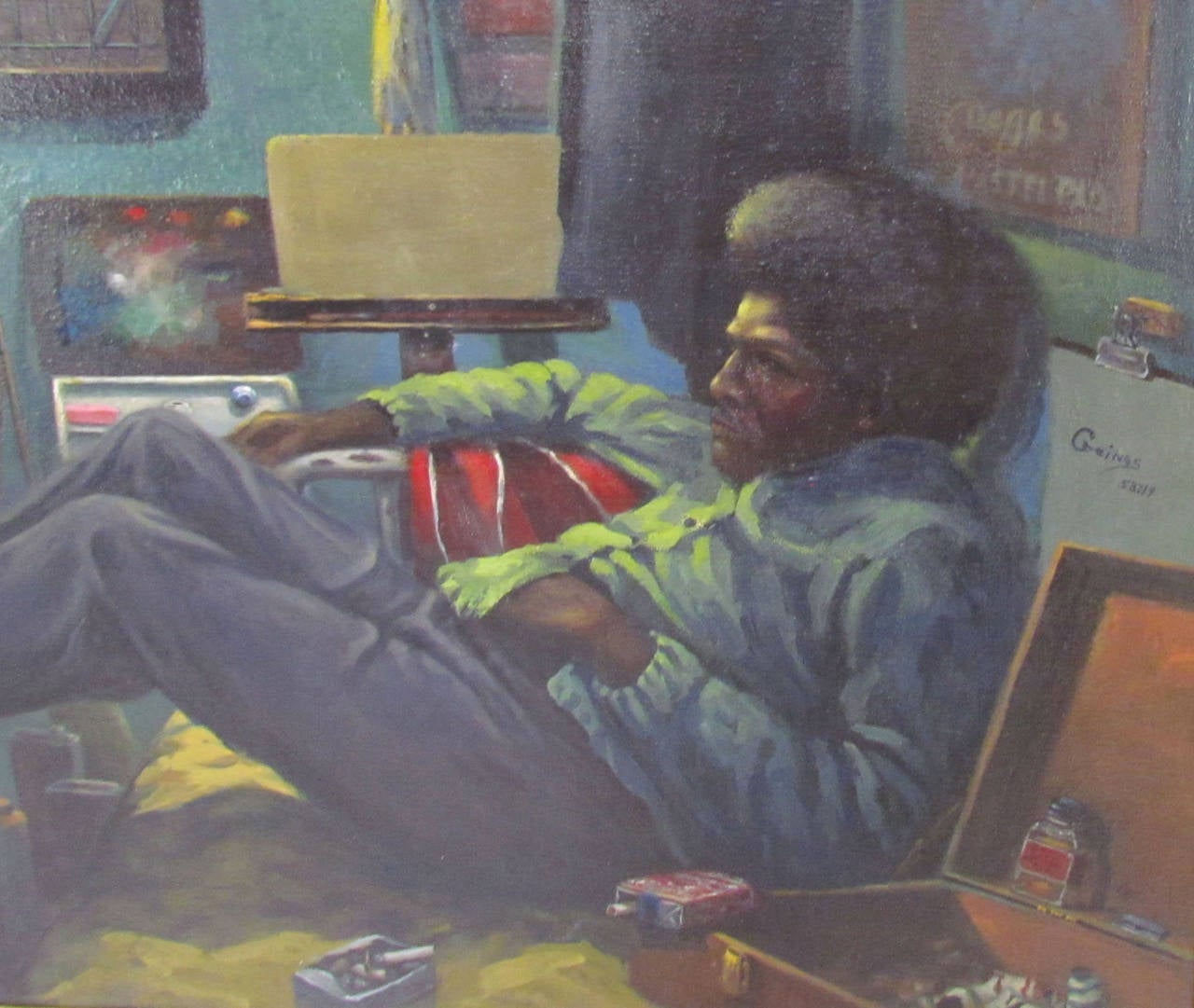 A significant example of 1970s era social realism entitled 
