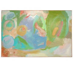 Large Abstract Expressionist Painting, Signed Weissman