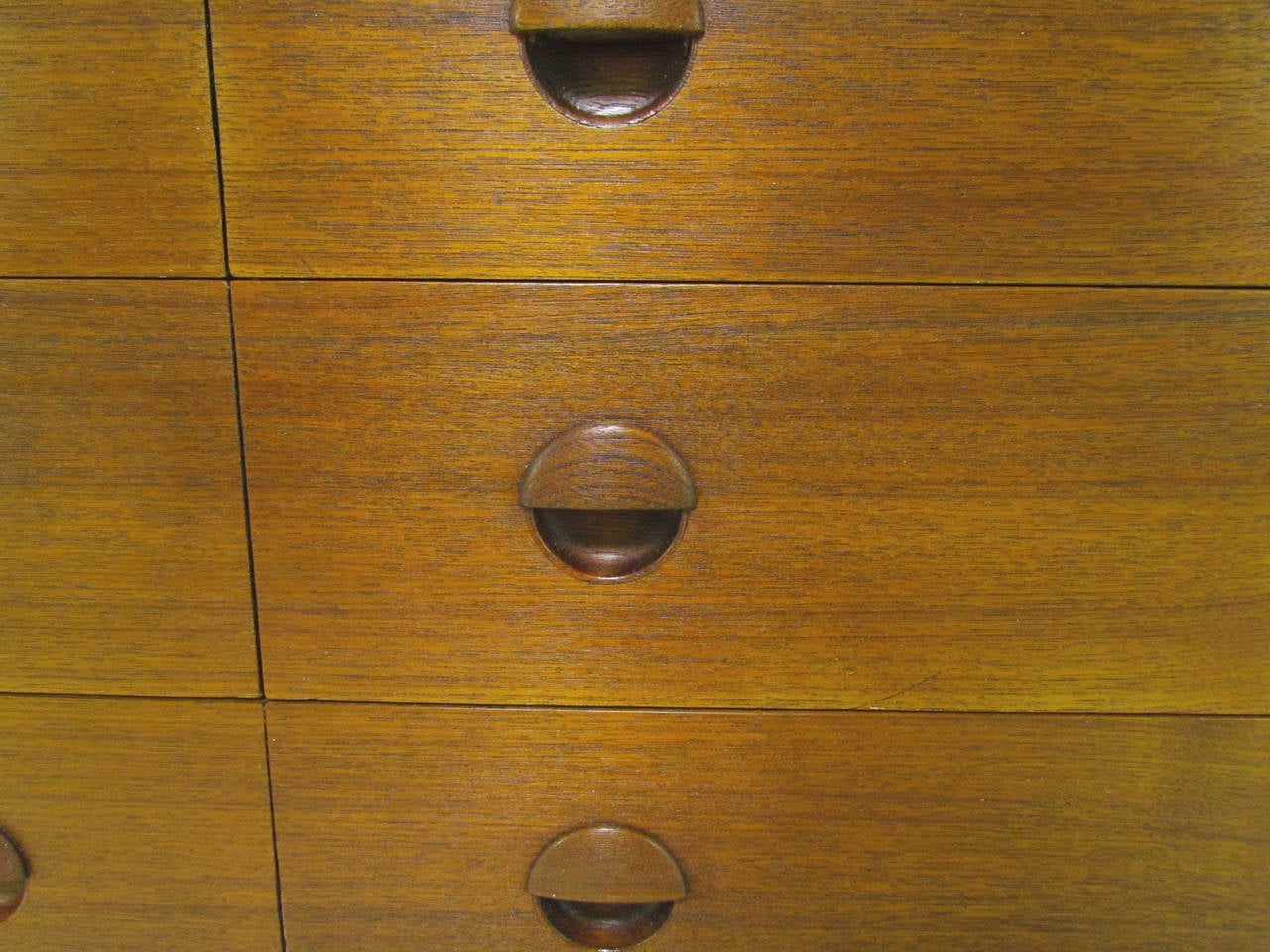 Danish Teak Eight-Drawer Dresser by Grete Jalk for Sibast, circa 1960s In Good Condition In Peabody, MA