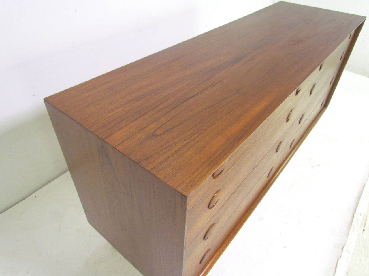 Danish Teak Eight-Drawer Dresser by Grete Jalk for Sibast, circa 1960s 1