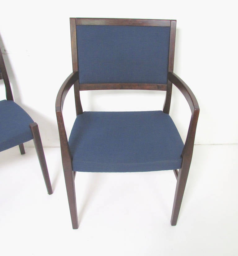 Scandinavian Modern Set of Six Danish Modern Rosewood Dining Chairs by Svegards