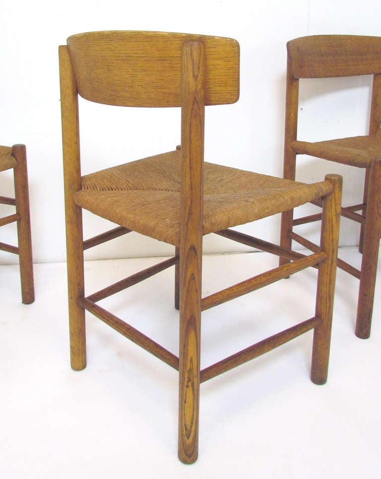 Mid-20th Century Set of Six Danish 