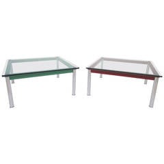 Pair of End Tables by Le Corbusier for Cassina