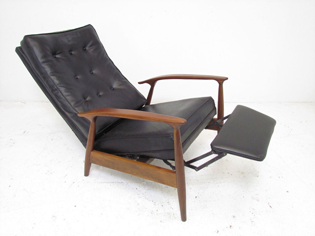 Mid-20th Century Reclining Lounge Chair by Milo Baughman for Thayer-Coggin