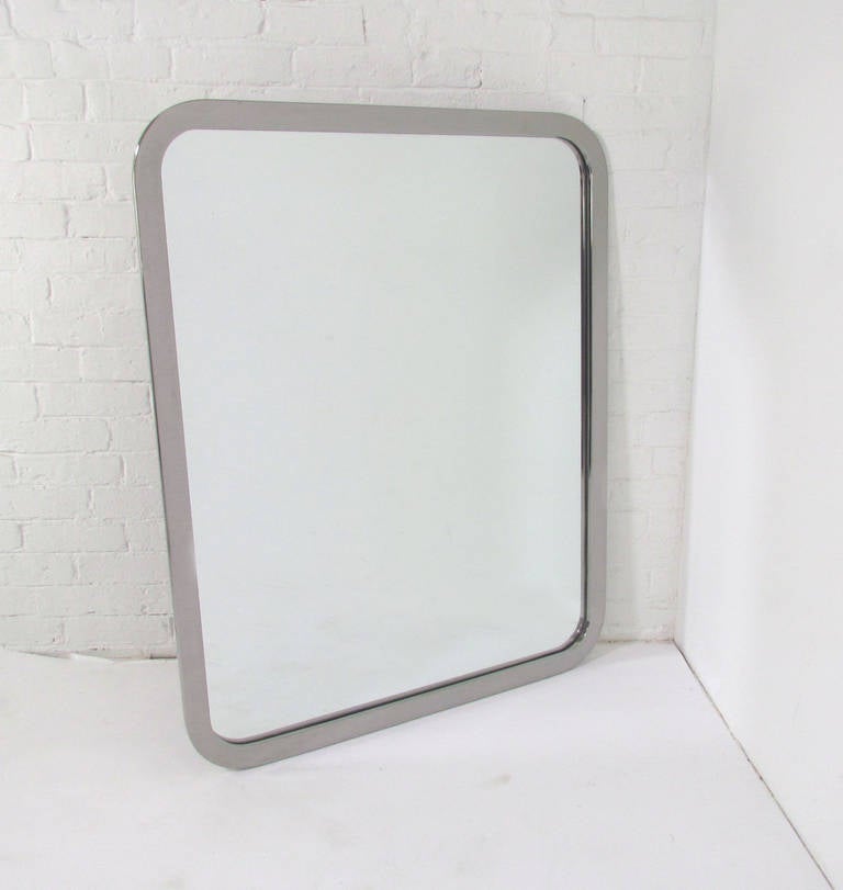 Chrome Wall Mirror chrome wall mirrormilo baughman for thayer coggin at 1stdibs Chrome Wall Mirror chrome wall mirrormilo baughman for thayer coggin at 1stdibs