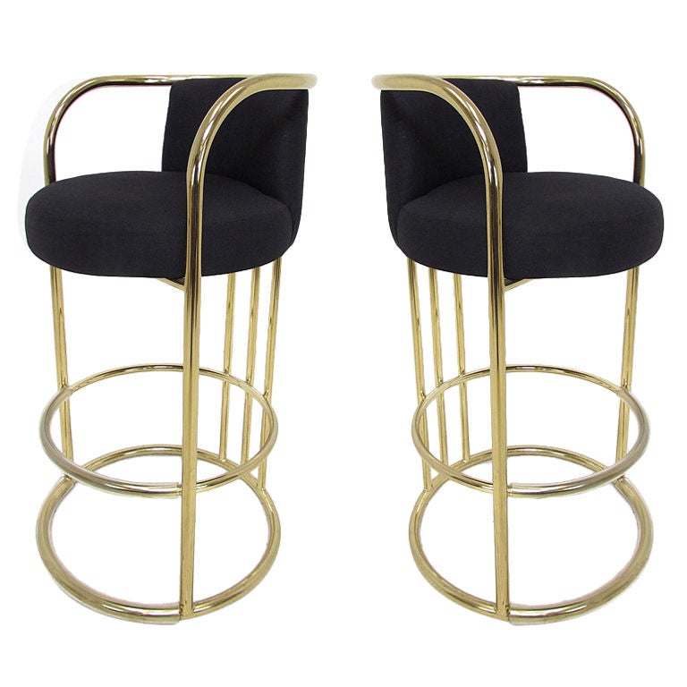 Pair of Thayer-Coggin Bar Stools