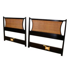 Pair of Twin Headboards by Edward Wormley for Dunbar