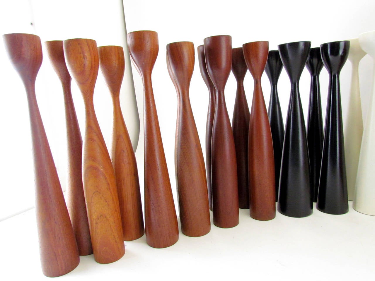 mid century candlesticks