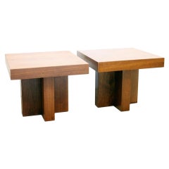 Pair of End Tables by Milo Baughman