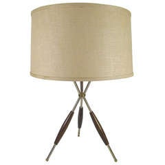 Tripod Table Lamp by Gerald Thurston for Lightolier, ca. 1950s