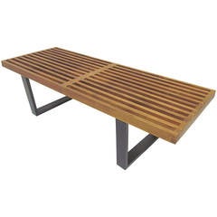 Classic Platform Slat Bench by George Nelson for Herman Miller, circa 1950s