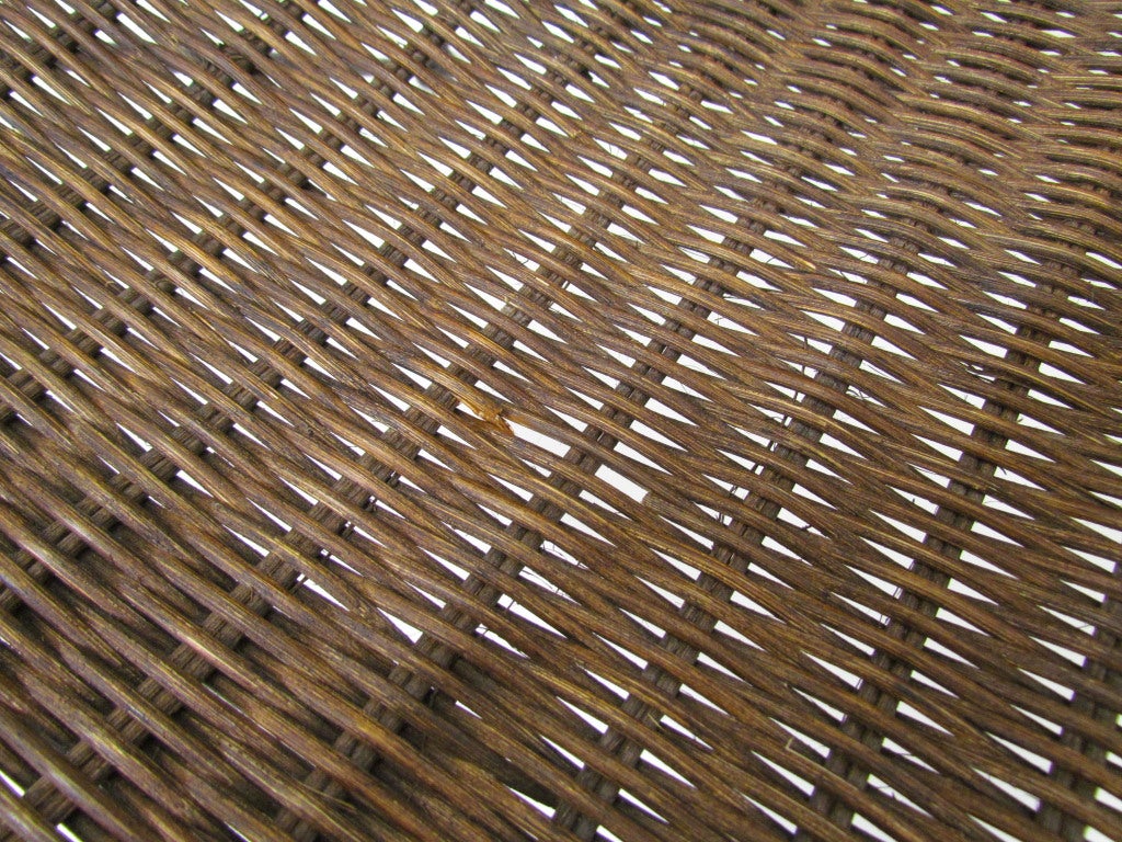 Pair of Wicker Lounge Chairs After Van Keppel and Green 3
