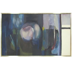 Large Scale Abstract Painting by Rothbein, d. 1970
