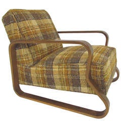 Model 44 Lounge Chair by Alvar Aalto, ca. 1930s