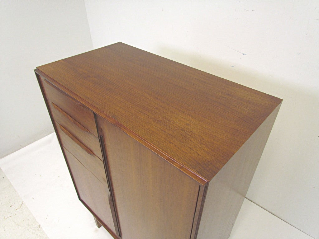 Mid-20th Century Danish Teak Gentleman's Chest of Drawers by Ib Kofod-Larsen