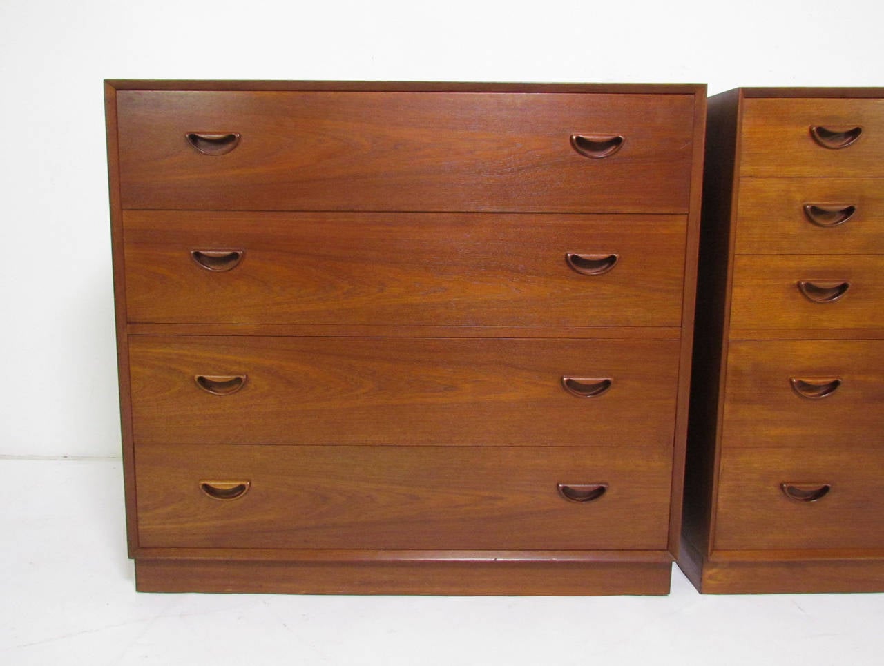 Pair of Danish Teak Chests by Peter Hvidt & Orla Mølgaard Nielsen In Good Condition In Peabody, MA