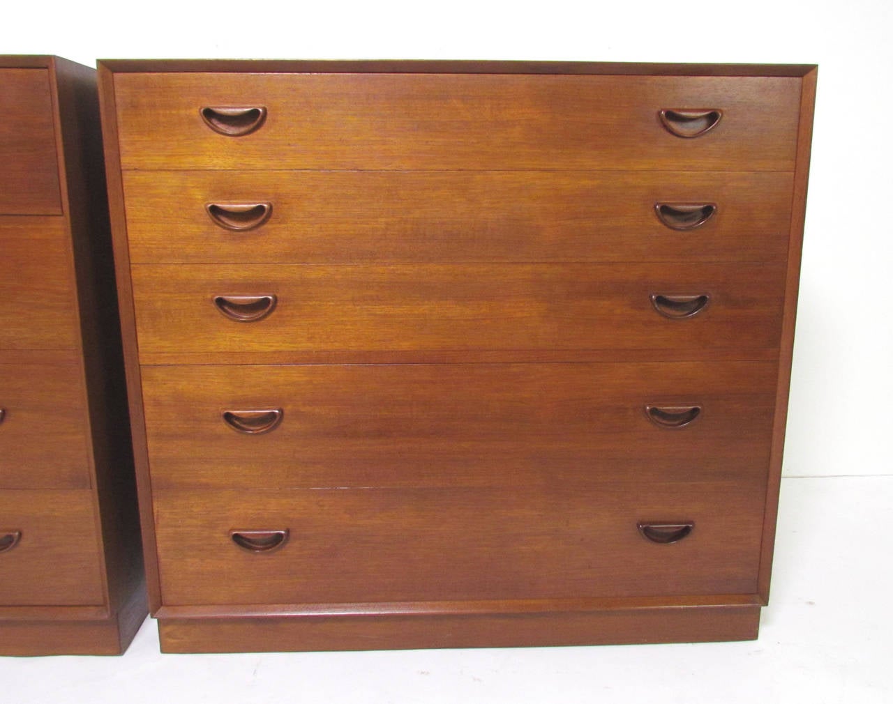 Mid-20th Century Pair of Danish Teak Chests by Peter Hvidt & Orla Mølgaard Nielsen