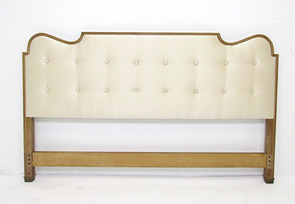 Tufted Queen Headboard by Tommi Parzinger for Charak Modern