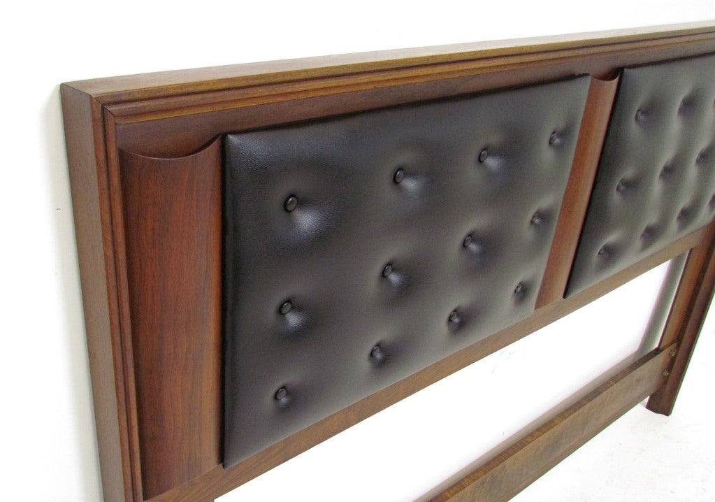 Mid-20th Century Mid-Century Queen Size Headboard by John Keal for Brown-Saltman