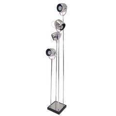 Italian Chrome Four-Spot Floor Lamp  by Reggiani