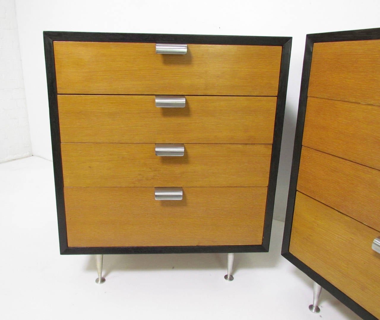 American Pair of George Nelson Nightstands or Chests for Herman Miller